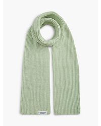 Tommy Hilfiger - Tommy Jeans Logo Label Chunky Rib Knit Scarf - Lyst
