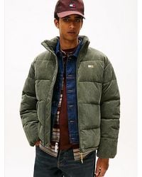 Tommy Hilfiger - Waterafstotend Relaxed Corduroy Pufferjack - Lyst