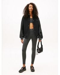 Tommy Hilfiger - Leggings Largos Slim Con Inscripción - Lyst