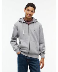 Tommy Hilfiger - Flag Embroidery Fleece Zip Thru Hoody - Lyst
