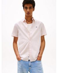 Tommy Hilfiger - Regular Fit Overhemd Van Linnenmix - Lyst