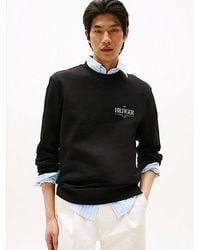 Tommy Hilfiger - Sweatshirt Met Ronde Hals En Logo - Lyst