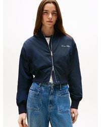 Tommy Hilfiger - Bomber Court Décontracté Déperlant - Lyst