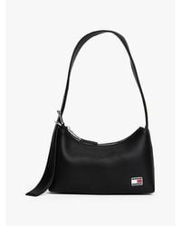 Tommy Hilfiger - Schultertasche Mit Logo-Emblem - Lyst