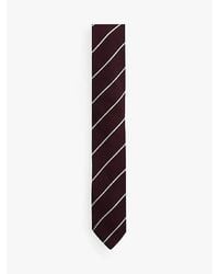 Tommy Hilfiger - Zijden Jacquard Stropdas Met Streep - Lyst