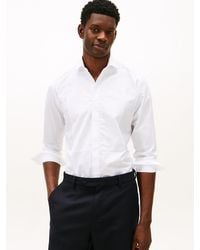 Tommy Hilfiger - Smart Casual Regular Fit Tuxedo Shirt - Lyst