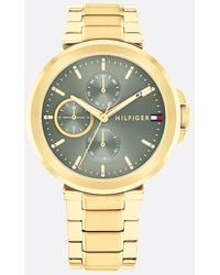 Tommy Hilfiger - Stainless Steel Chain-link Strap Watch - Lyst