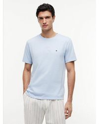 Tommy Hilfiger - Flag Embroidery Jersey Crew Neck T-Shirt - Lyst