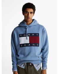 Tommy Hilfiger - Relaxed Fit Hoodie Van Katoenmix-Melange - Lyst