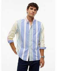 Tommy Hilfiger - Relaxed Fit Gestreept Button-Down Oxford Overhemd - Lyst