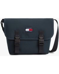 Tommy Hilfiger - Essential Logo Crossbody Messenger Bag - Lyst