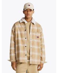 Tommy Hilfiger - Relaxed Fit Overshirt Met Sherpakraag - Lyst