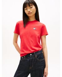 Tommy Hilfiger - Wavy Flag Back Logo Jersey T-Shirt - Lyst