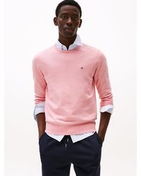 Tommy Hilfiger - Pullover Con Bandierina Ricamata - Lyst