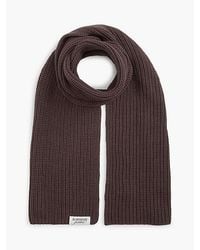 Tommy Hilfiger - Tommy Jeans Logo Label Chunky Rib Knit Scarf - Lyst