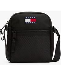 Tommy Hilfiger - Borsa Reporter Con Logo E Tracolla - Lyst
