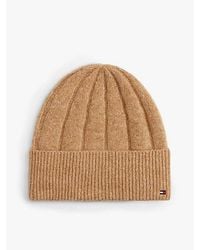 Tommy Hilfiger - Fluffy Beanie Met Wol En Hilfiger-Vlag - Lyst
