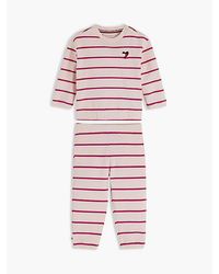 Tommy Hilfiger - Heart Flag Sweatshirt And Joggers Set - Lyst
