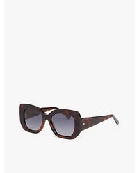 Tommy Hilfiger - Zonnebril Met Cat-Eye Montuur - Lyst