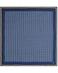 Tommy Hilfiger - Smart Casual Silk Blend Print Square Scarf - Lyst