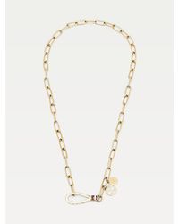 Tommy Hilfiger Vergulde Schakelketting - Metallic