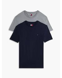 Tommy Hilfiger - 2-Pack Tommy Flag Extra Slim T-Shirts - Lyst