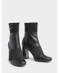 Tommy Hilfiger Soklaars Met Hoge Hak - Zwart