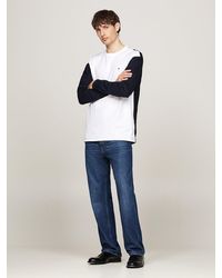 Tommy Hilfiger - Colour-blocked Relaxed Long Sleeve T-shirt - Lyst