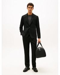 Tommy Hilfiger - Pantalón En Mezcla De Lana Con Corte Regular - Lyst