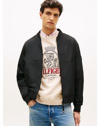 Tommy Hilfiger - Water Resistant Tonal Logo Bomber Jacket - Lyst