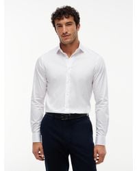 Tommy Hilfiger - New York Label Slim Fit Flex Collar Shirt - Lyst