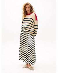 Tommy Hilfiger - The Sofia Capsule Maxi-Rok Met Plooien - Lyst