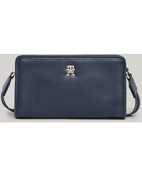 Tommy Hilfiger - Hilfiger Monotype Tonal Logo Small Crossover Bag - Lyst