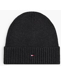 Tommy Hilfiger - 's Flag Cotton Knitted Beanie With Cashmere - Lyst