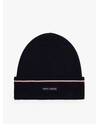 Tommy Hilfiger - Gorro De Punto Con Cinta Distintiva - Lyst