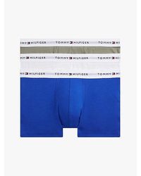 Tommy Hilfiger - Set Van 3 Microvezel Boxershorts Met Logotaille - Lyst