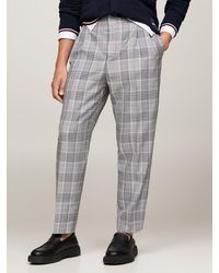 Tommy Hilfiger - Prince Of Wales Check Trousers - Lyst