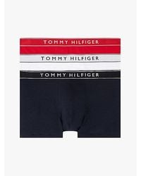 Tommy Hilfiger - 3-pack Essential Repeat Logo Waistband Trunks - Lyst