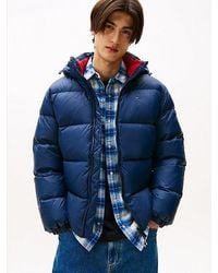 Tommy Hilfiger - Chaqueta Acolchada De Plumón Con Capucha - Lyst