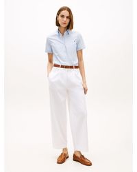 Tommy Hilfiger - Pleated Barrel Chinos - Lyst