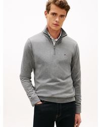 Tommy Hilfiger - Pullover Con Collo A Lupetto E Mezza Zip - Lyst