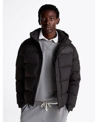 Tommy Hilfiger - Daunengefüllte Puffer-Jacke Mit Kapuze - Lyst