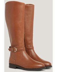 Tommy Hilfiger - Bottes hautes Elevated Essential en cuir - Lyst