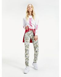 Tommy Hilfiger T-shirt Met Lange Mouwen En Logo - Wit