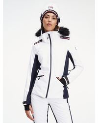 Tommy Hilfiger Gewatteerd Ski-jack - Wit