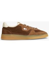 Tommy Hilfiger - The Greenwich Suede Cupsole Trainers - Lyst