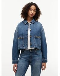 Tommy Hilfiger - Flag Horsebit Relaxed Denim Jacket - Lyst