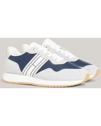 Tommy Hilfiger - Modern Suede Fine Cleat Runner Trainers - Lyst