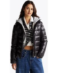 Tommy Hilfiger - High-shine Puffer Jacket - Lyst