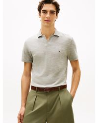 Tommy Hilfiger - Regular Fit Textured Oxford Pique Polo Shirt - Lyst